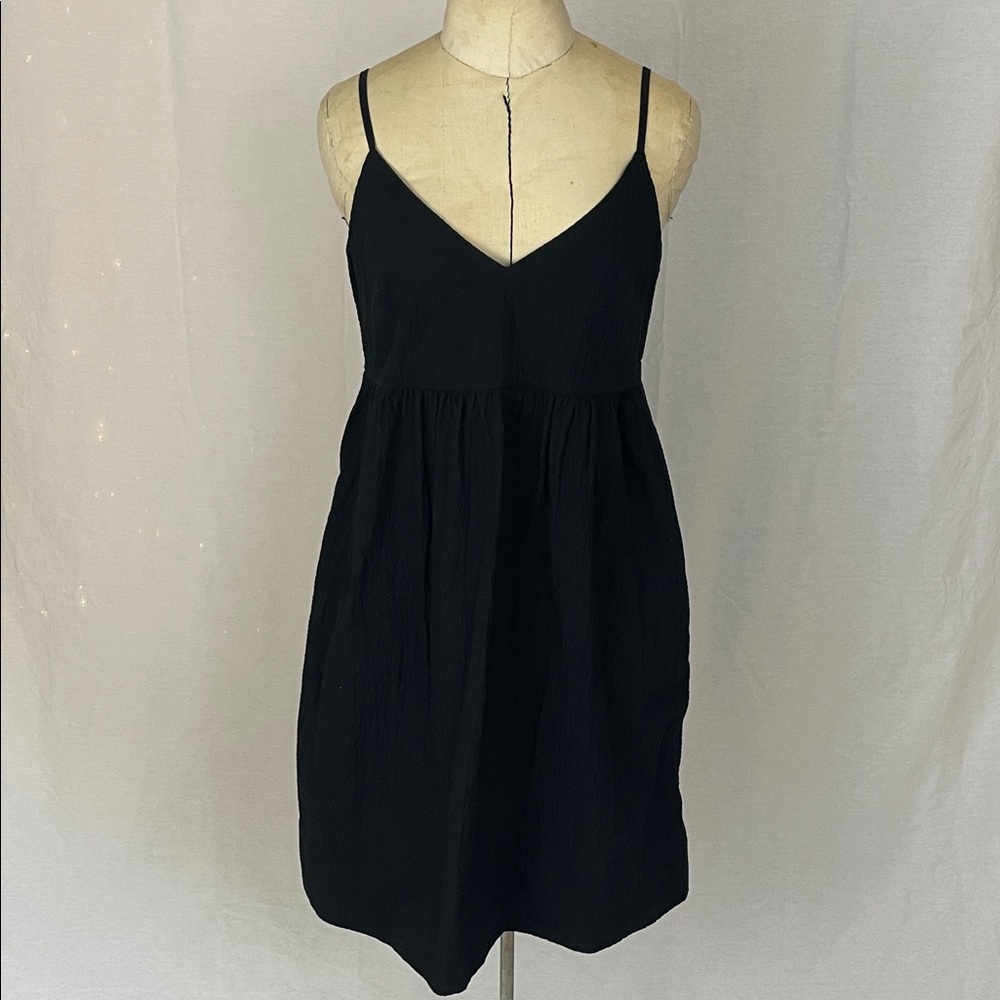 A New Day Elegant Black Spaghetti Strap Dress Size Small